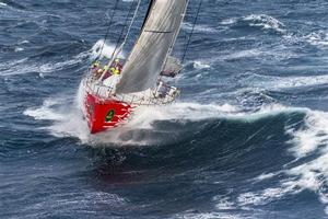 Southern Excellence II cuts through the swell on Day 4 - 2013 Rolex Sydney Hobart photo copyright  Rolex / Carlo Borlenghi http://www.carloborlenghi.net taken at  and featuring the  class