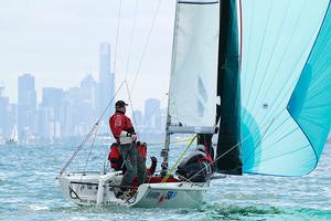 Karabos in action. Sandringham Yacht Club, Melbourne (AUS). photo copyright Teri Dodds taken at  and featuring the  class