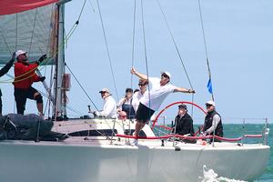 Our photographer’s brother, Brenton, gives a wonderful display of human poling. - Club Marine Series photo copyright Teri Dodds http://www.teridodds.com taken at  and featuring the  class