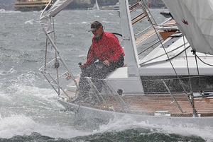 A hard earned thirst, all right. Even smiled after finishing his work. - 2013 Beneteau Cup photo copyright  John Curnow taken at  and featuring the  class