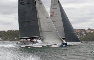 Shogun V and Beau Geste - TP52&rsquo;s Sydney Harbour photo copyright Dale Lorimer taken at  and featuring the  class