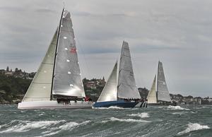 The fleet leave the start line photo copyright Dale Lorimer taken at  and featuring the  class