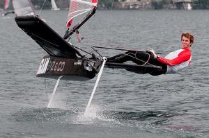 Moth foiling photo copyright  Martina Orsini / TFW taken at  and featuring the  class