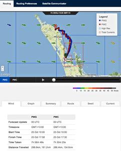 ORMA60 - 2013 PIC Coastal Classic - Predictwind Routing - The ORMA60&rsquo;s are predicted to take about 8 hours to complete the 120nm course photo copyright PredictWind.com www.predictwind.com taken at  and featuring the  class