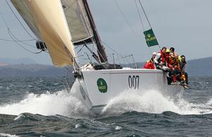 Pretty Fly III - Finish line, 2013 Rolex Sydney Hobart - Day 4 photo copyright Crosbie Lorimer http://www.crosbielorimer.com taken at  and featuring the  class