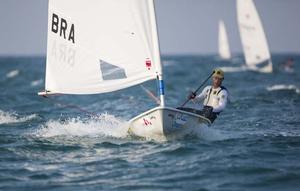 Laser World Championships 2013. Mussanah. Oman. Day 2 of racing, Robert Scheidt (BRA) photo copyright Lloyd Images taken at  and featuring the  class