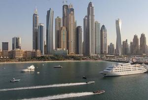 Dubai U.A.E. - 12 to 14 december 2013 - 2013 U.I.M. Skydive Dubai XCAT World Series , Heat 7 Dubai GP photo copyright Simon Palfrader - copyright http://www.class-1.com/ taken at  and featuring the  class