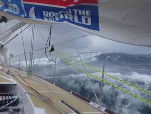 Somewhere in the Southern Ocean during Race 4 of the 2013-14 Clipper Round the World Yacht Race photo copyright Clipper 13-14 Round the World Yacht Race taken at  and featuring the  class