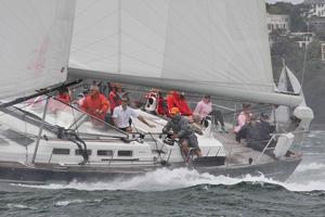 The spray did anything but disappear around Vanishing Point. - 2013 Beneteau Cup photo copyright  John Curnow taken at  and featuring the  class