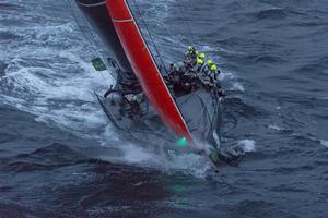 VARUNA faces steep seas as she encounters the southwesterly off Tasman Island - Rolex Sydney to Hobart 2013 photo copyright  Rolex / Carlo Borlenghi http://www.carloborlenghi.net taken at  and featuring the  class