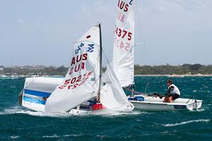 (50275) Charlotte Griffin with Kirsty Sturrock and (54375) Emerson Carlberg with Lachlan Gilmour. photo copyright  Alex McKinnon Photography http://www.alexmckinnonphotography.com taken at  and featuring the  class