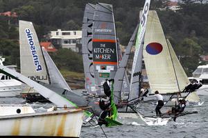 5 - Gone - Australian 18 Footers League, Sunday 17 November, 2013 photo copyright Frank Quealey /Australian 18 Footers League http://www.18footers.com.au taken at  and featuring the  class