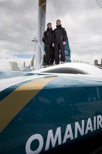  Oman Air - Musandam skipper Sidney Gavignet (FRA) announces his co skipper Damian Foxall (IRL) for the 2013 Transat Jaques Vabre transatlantic race later this year photo copyright Lloyd Images taken at  and featuring the  class