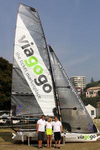 viagogo the new name on Sydney Harbour photo copyright Frank Quealey /Australian 18 Footers League http://www.18footers.com.au taken at  and featuring the  class