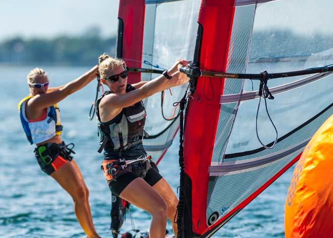 ISAF Sailing World Cup Miami 2014 - Day 1 Women’s RS:X © Walter Cooper /US Sailing http://ussailing.org/