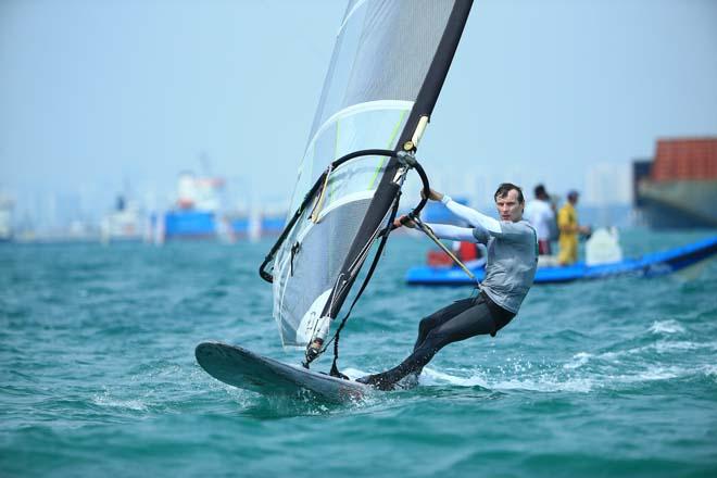 2014 Singapore Open Asian Windsurfing Championships day 3 © Howie Choo