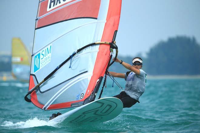 2014 Singapore Open Asian Windsurfing Championships day 3 © Howie Choo