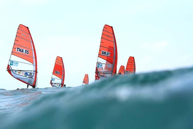 2014 Singapore Open Asian Windsurfing Championships day 3 © Howie Choo