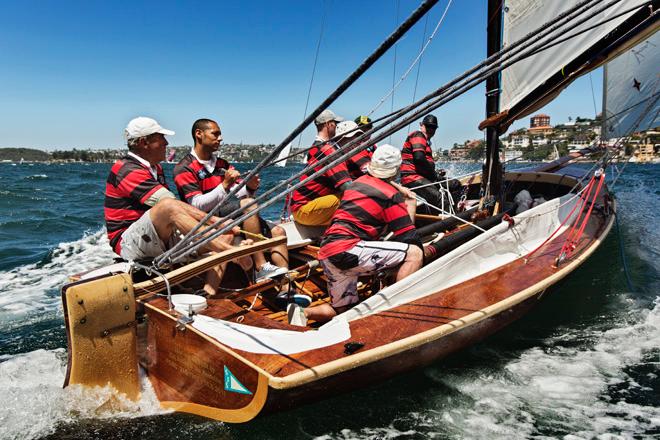 Yendys - Historic 18ft skiffs, Sydney - January 18, 2014 © Andrea Francolini http://www.afrancolini.com/