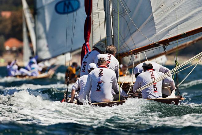 The Mistake - Historic 18ft skiffs, Sydney - January 18, 2014 © Andrea Francolini http://www.afrancolini.com/