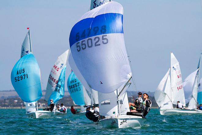 Xavier Winston-Smith and Joshua Dawson who are holding second place for now. - 420 Australian Championships ©  Alex McKinnon Photography http://www.alexmckinnonphotography.com
