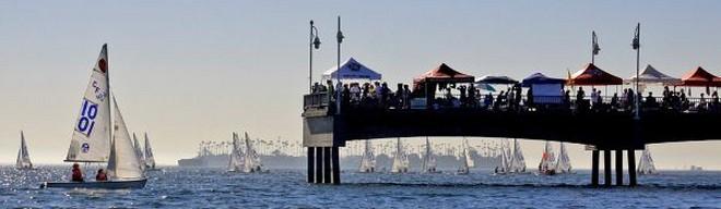 Spectators on Belmont Veterans Memorial enjoyed front-row seats for the Rose Bowl Regatta - 29th Annual Rose Bowl Regatta  © Rich Roberts