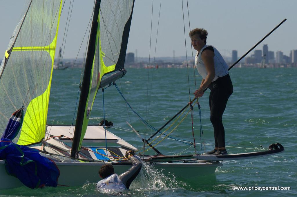 Anders Klippenberg rounding up his lost crew © David Price