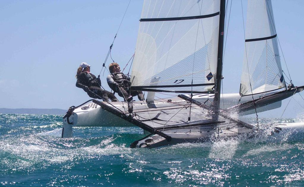 Nacra 17 NZ Nationals 2014, Murray’s Bay Sailing Club © John Adair