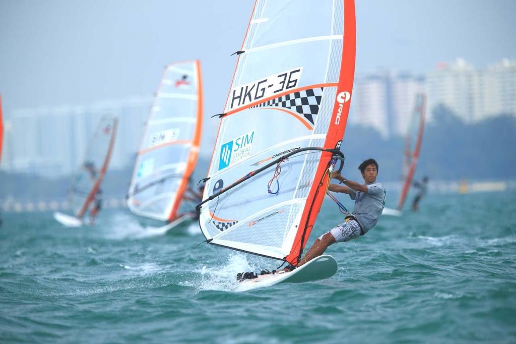 Singapore Open Asian Windsurfing Championship 2014 - Day 2 © Howie Choo