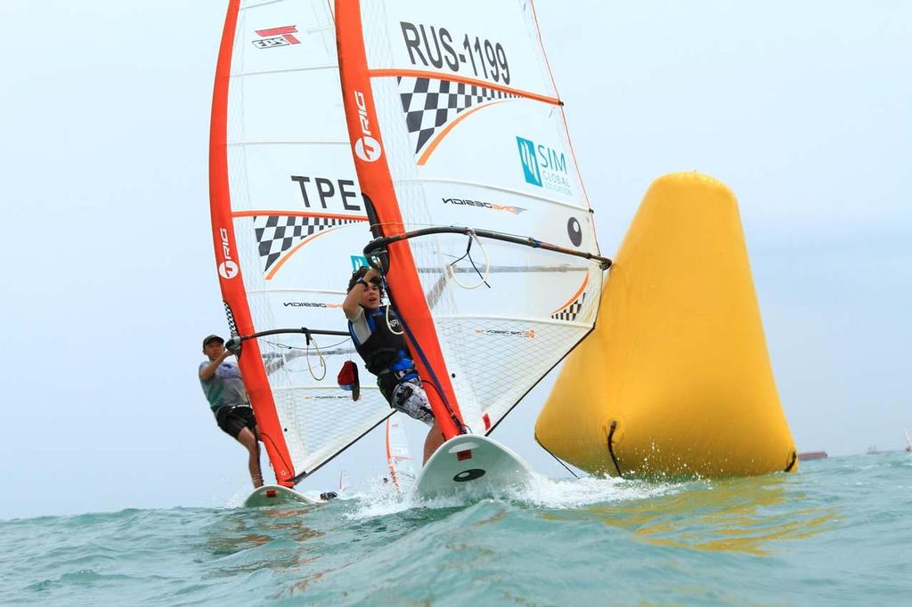 Singapore Open Asian Windsurfing Championship 2014 - Day 2 © Howie Choo