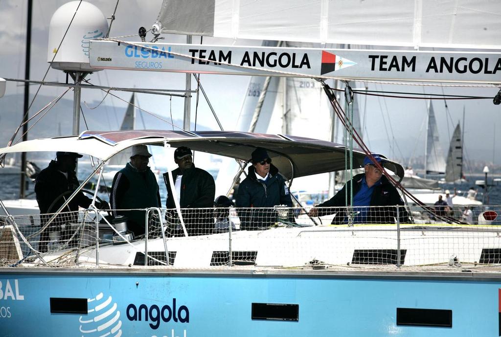 Billie - Start of 2014 Cape Town to Rio yacht race © Trevor Wilkins