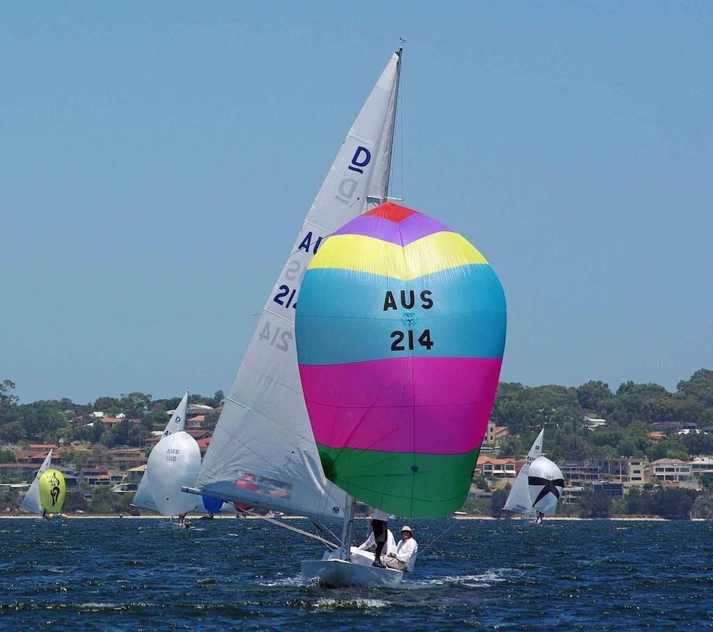 AUS214 Willy Packer 1st - Prince Philip Cup 2013-14 photo copyright  Rick Steuart / Perth Sailing Photography http://perthsailingphotography.weebly.com/ taken at  and featuring the  class