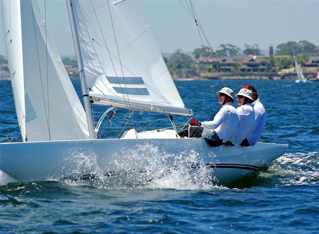 AUS214 Willy Packer - Prince Philip Cup 2013-14 photo copyright  Rick Steuart / Perth Sailing Photography http://perthsailingphotography.weebly.com/ taken at  and featuring the  class