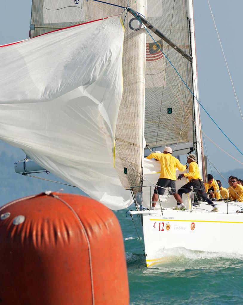 Utarid. Royal Langkawi International Regatta 2014 photo copyright Guy Nowell http://www.guynowell.com taken at  and featuring the  class