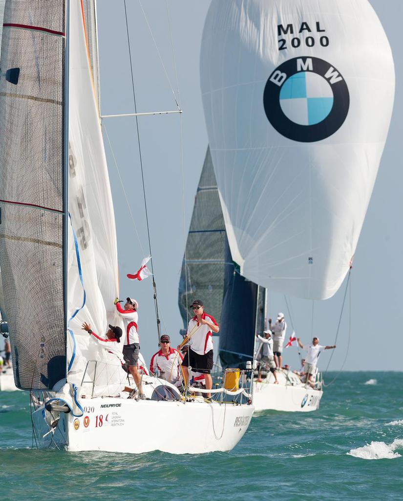 Red Kite II. Royal Langkawi International Regatta 2014 photo copyright Guy Nowell http://www.guynowell.com taken at  and featuring the  class