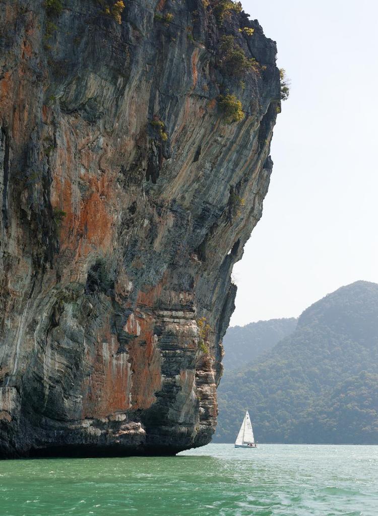 Sailing in scenery - Royal Langkawi International Regatta 2014 © Guy Nowell http://www.guynowell.com