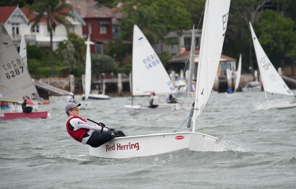  Tasmanian Sam King from the Royal Yacht Club of Tasmania,  has won the National Sabot class 50th Australian championship.  Photo Sabot Association. - Sabot 50th championship photo copyright Sabot Association taken at  and featuring the  class