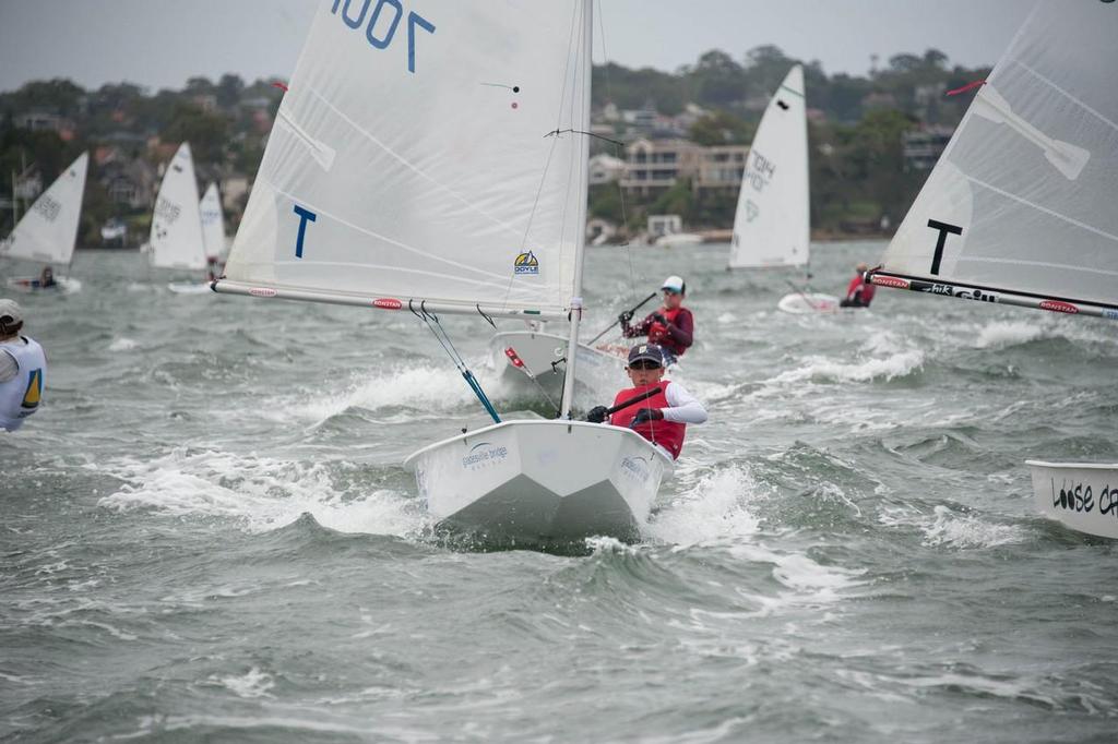 Clinton Blazely from Port Dalrymple Yacht sailed Sailfish into 26th place overall in the Sabot 50th championship. Photo Sabot Association. - Sabot 50th championship photo copyright Sabot Association taken at  and featuring the  class