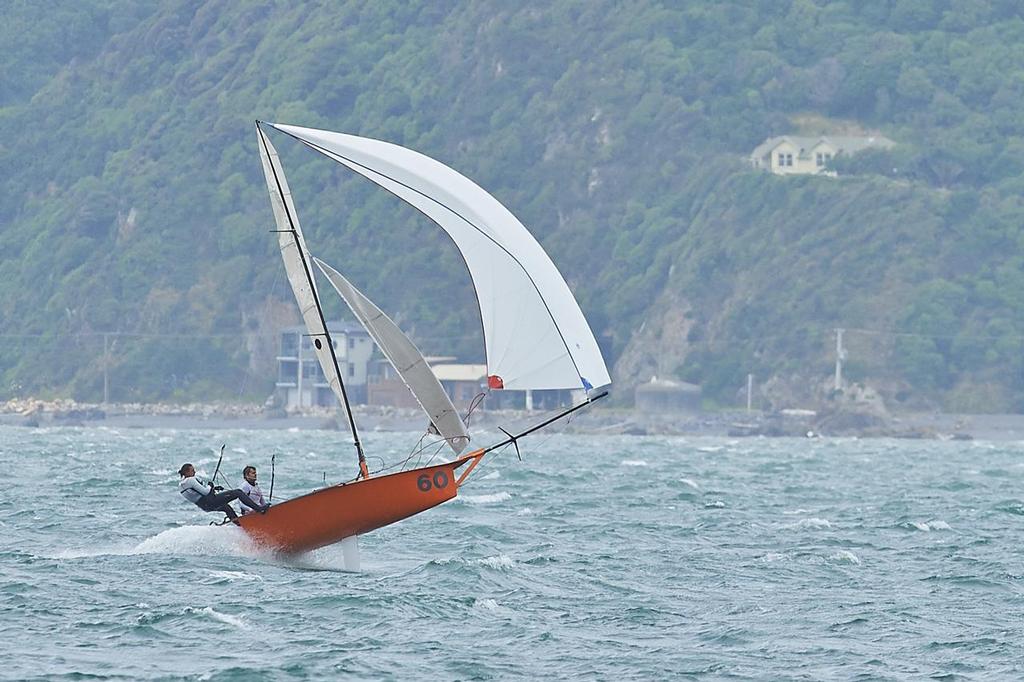 12ft Skiff Interdominions 2014 - Worser Bay, Wellington photo copyright Garrick Cameron http://www.studio5.co.nz/ taken at  and featuring the  class