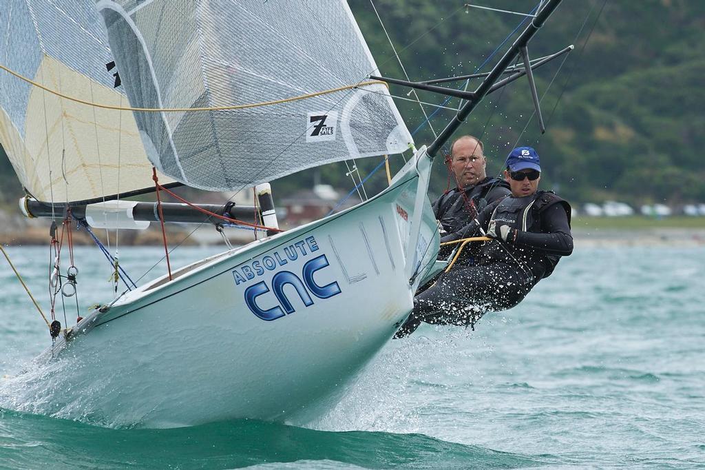 12ft Skiff Interdominions, Day 5, Worser Bay, Wellington, NZ © Garrick Cameron http://www.studio5.co.nz/