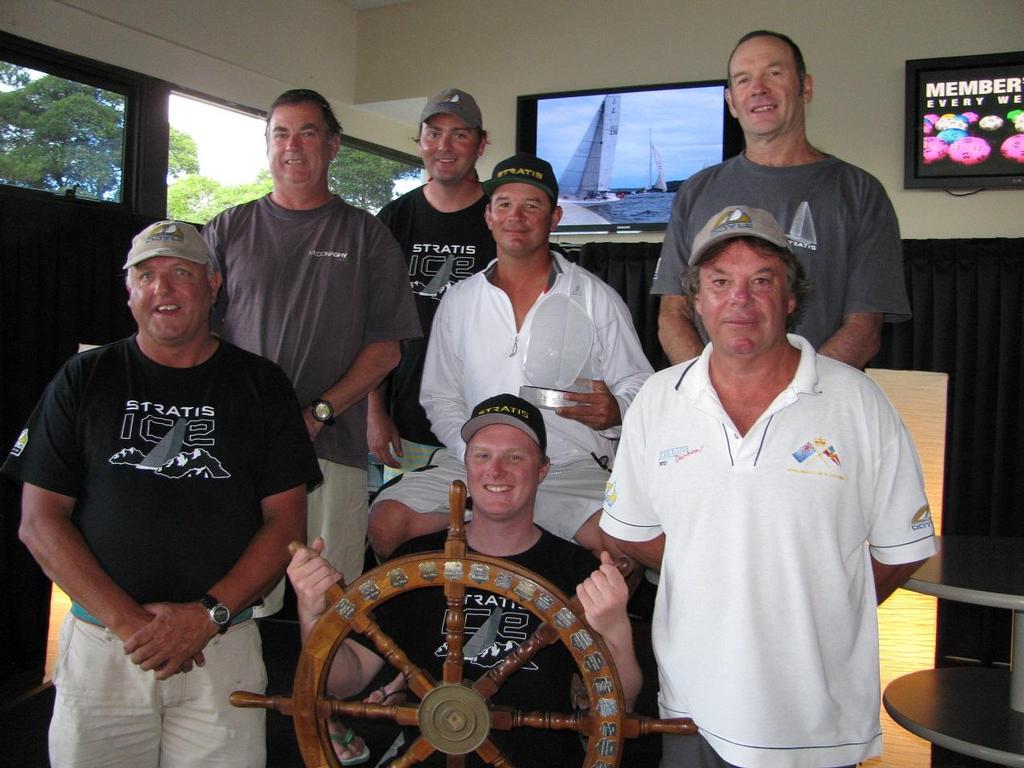 The scratch winners of the Adams 10s from Victoria, with Executive Decision owner Grant Botiga front right.  - Adams 10 National Championships photo copyright Mo Goodship taken at  and featuring the  class