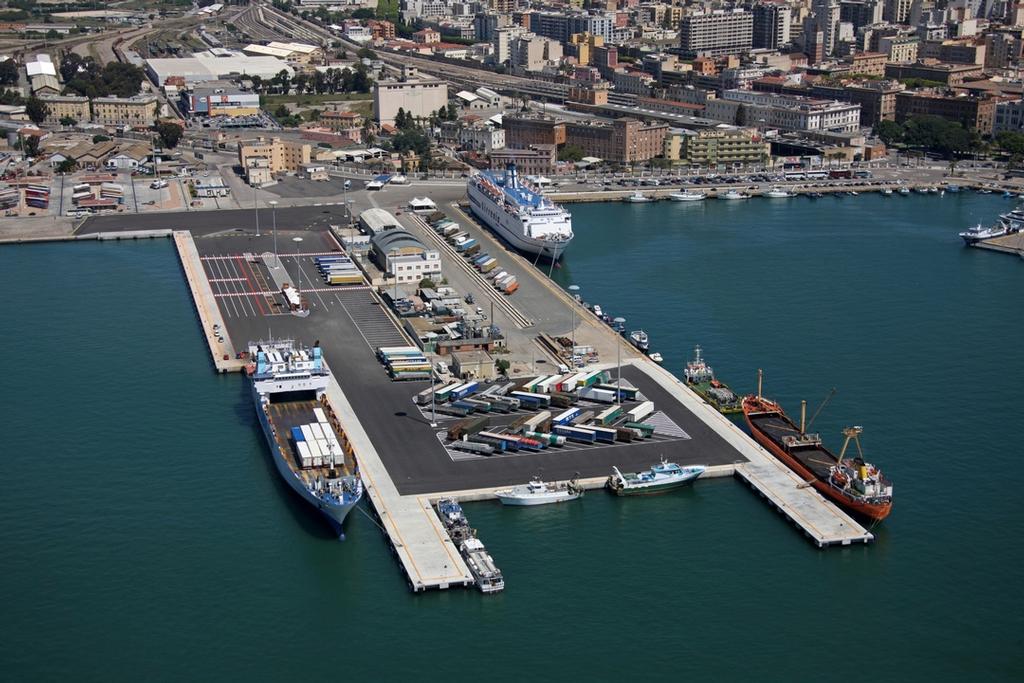 Luna Rossa Challenge’s base at Cagliari established after the 2013 America’s cup © Luna Rossa Challenge 2013 http://www.lunarossachallenge.com/