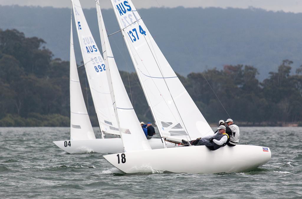 Steam Packet (Bow #18), won the title when it was last held at Gosford in 2008/09. - NSW Etchells Championship photo copyright Kylie Wilson Positive Image - copyright http://www.positiveimage.com.au/etchells taken at  and featuring the  class