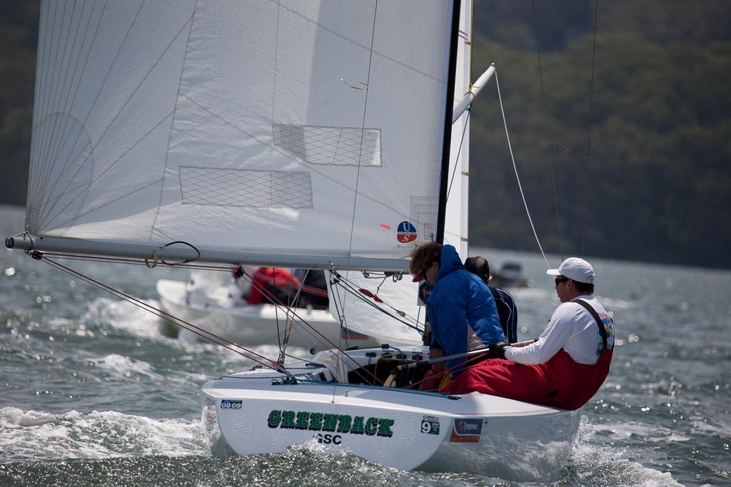 The OD gets set for the Garmin 2014 Etchells NSW Championship