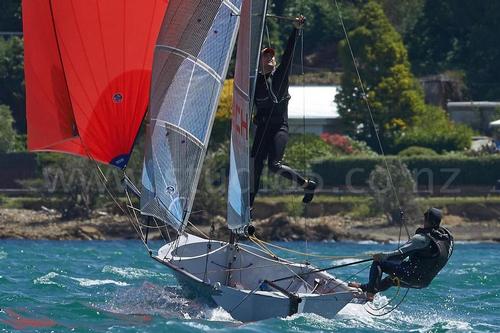 12ft Skiff Interdominions, Day 5, Worser Bay, Wellington, NZ © Garrick Cameron http://www.studio5.co.nz/