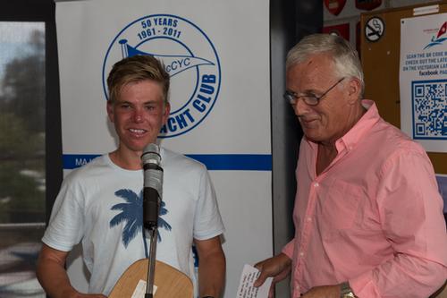 4.7 champion Hamish Wiltshire and Sandy Roberts © Guido Brandt