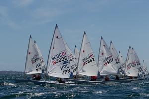 Radials racking up for a start photo copyright Guido Brandt taken at  and featuring the  class