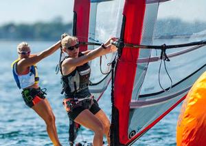 ISAF Sailing World Cup Miami 2014 - Day 1 Women's RS:X photo copyright Walter Cooper /US Sailing http://ussailing.org/ taken at  and featuring the  class