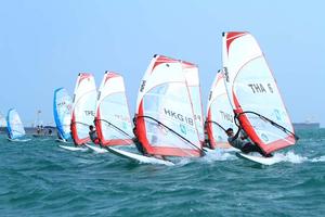 2014 Singapore Open Asian Windsurfing Championship day 1 photo copyright Howie Choo taken at  and featuring the  class