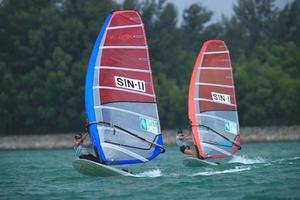 2014 Singapore Open Asian Windsurfing Championship day 1 photo copyright Howie Choo taken at  and featuring the  class